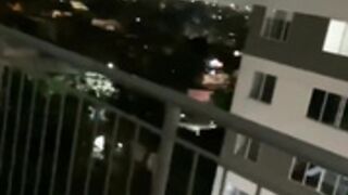 Gia Kush masturbing while earthquake