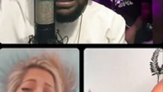 elisa colman cojiendo en un live de instagram