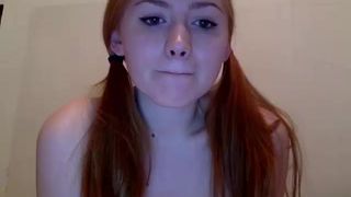 1cutestella, redhead, anal, toys, pigtails, tats
