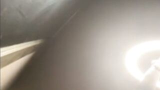 Sexy chocolate teasing for tips