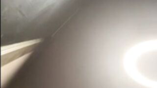 Sexy chocolate teasing for tips