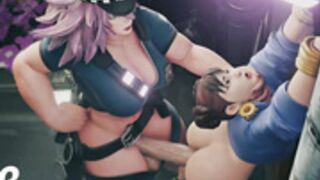 Chun li x futa poison (by Generalbutch)