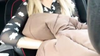 euphooria - dildo show in car