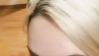 Loree Love (OF) - short facial and spits cum on tits