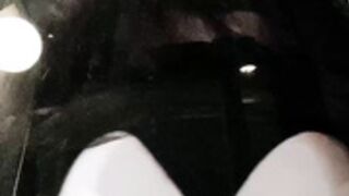 Rin Higurashi sucks a dildo