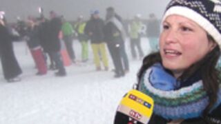 Micaela Schäfer On snow