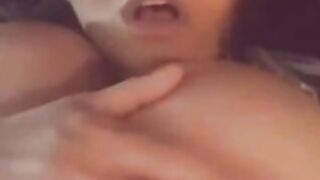 Tango Texas bombshell playing with tits