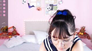 Little_Effy18 Sailor Dance and Ride Dildo