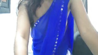 aarya love khan strip dance in saree