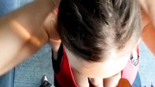 ImMeganLive - EXPOSED PARKING LOT BLOWJOB