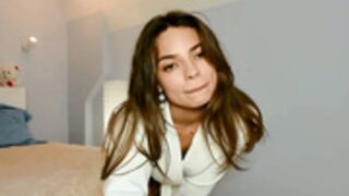 Lova__Lova_ in just a white robe on 15 Oct 2021