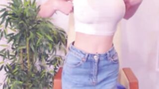 _Ericka_ wet tshirt + flash in public