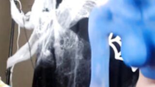 Kittyquinn Mystique paint and cum show preview.