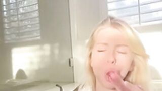 Msfiiire Youtube/Twitch BJ On Dildo Then Fucks It