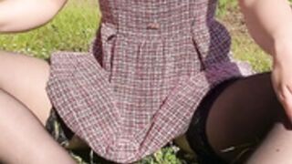 Lillieinlove - TikTok - I aired my pussy outdoors