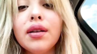 Alisoncraft nude in car and gets caught