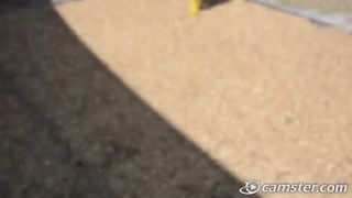 Spicy J playing with it on the play ground