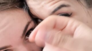 HaleySweet18 & Jennasweetass Thressome