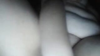 British Geek fingers and lays with hair brush