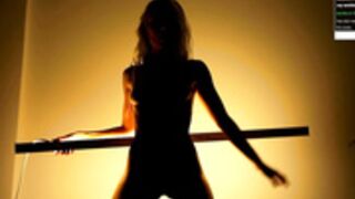 Peach_Me naked silhouette show on 22 Oct 2021