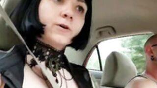Ivey_and_James - fuck in car and public garage