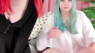 {LESBIAN} ErikaAnne Feet Tickling Show 27-10-2021