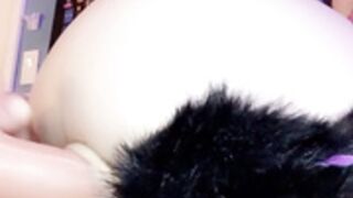 CLK Dildo Fuck with Tail