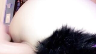CLK Dildo Fuck with Tail