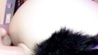 CLK Dildo Fuck with Tail