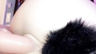 CLK Dildo Fuck with Tail