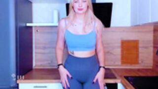 8a8y transparent tights but fat fully encloses her cunt