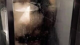 busty klara shower interracial fuck