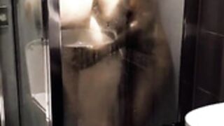 busty klara shower interracial fuck