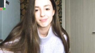 Coy_Amina in just a sweater flashing her ass on Day 205
