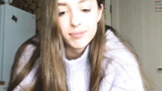 Coy_Amina in just a sweater flashing her ass on Day 205