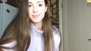 Coy_Amina in just a sweater flashing her ass on Day 205