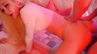 Blondelashes19 OF Barbie Fucked and Takes Big Load