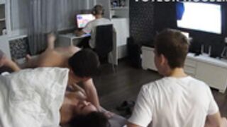 Voyeur-House - Flora Yan naked relaxing with sex