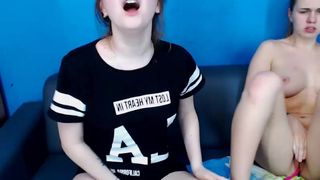 danielatrue, 2 girls, masturbating, topless, big boobs,