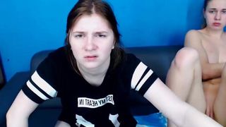 danielatrue, 2 girls, masturbating, topless, big boobs,