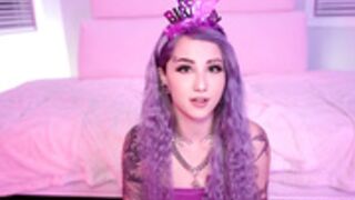 Val Steele goth teen first cake