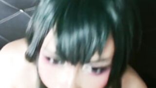 Tsuyu Cheerleader Cosplay boku no hero