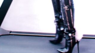 Heel on treadmill 2