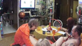 Sophia Elon guest have fun in Living room