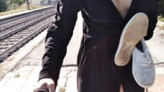 NaughtyGardenGirl Train Part 2