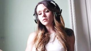 Brittni Kent Masturbating by the window