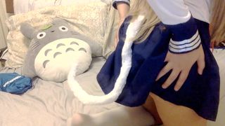 Pupperbot - Schoolgirl Kitten Blowjob