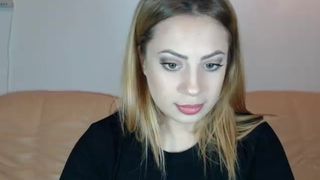sabinadulce, sucking dildo, big boobs, naked, stockings