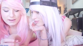 CherryCrush & LenaSpanks Deepthroat101