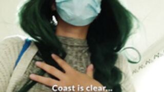 Boba_bitch MV CAUGHT Fucking! Bus, Stairs, & Restroom